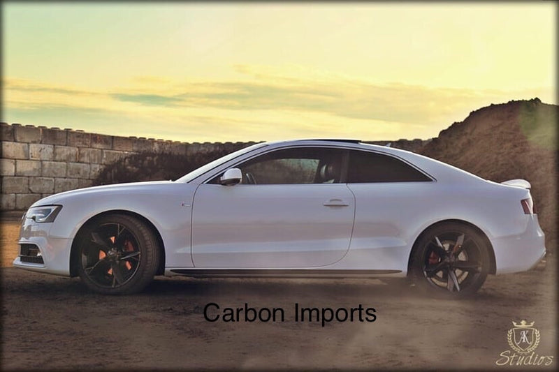 Audi A5 2007-2016 B8/B8.5  Carbon Fiber Trunk Lip HighKick Version