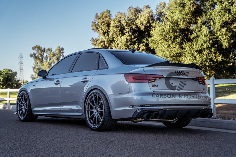 Audi A4/S4 B9/B9.5 Carbon Fiber Trunk Lip 2017-2023 V2