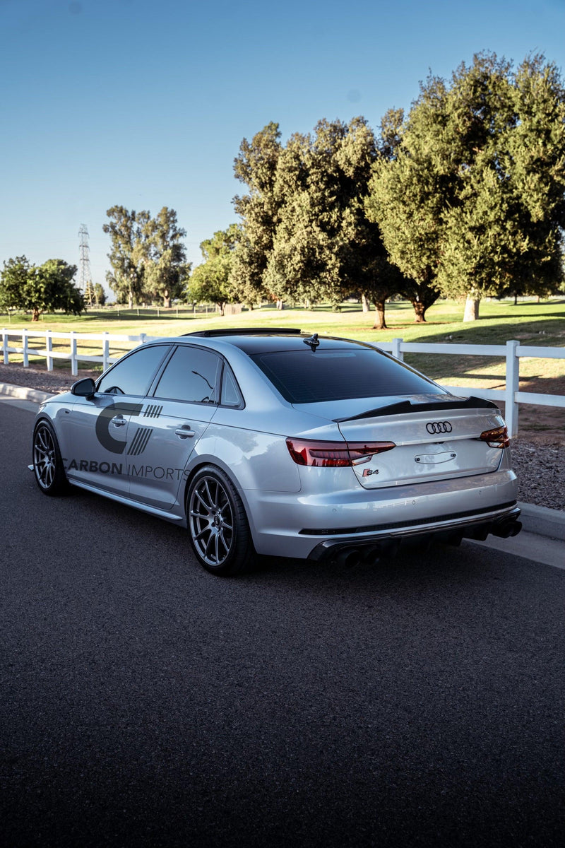 Audi A4/S4 B9/B9.5 Carbon Fiber Trunk Lip 2017-2023 V2