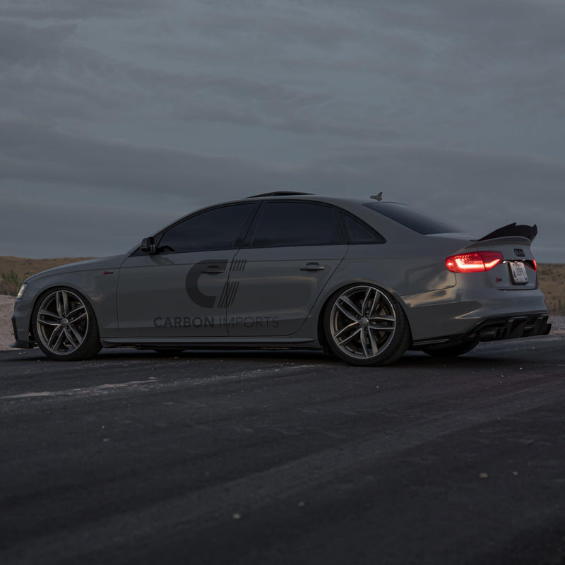 Audi S4 B8/B8.5 Carbon Fiber Trunk Lip 2009-2016 V4.5
