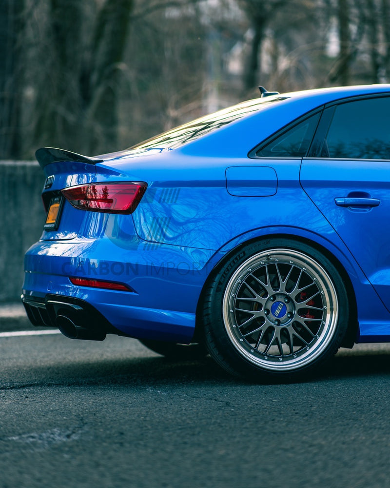 Audi A3/S3/RS3 2015-2020  Carbon Fiber Trunk Lip HighKick Version