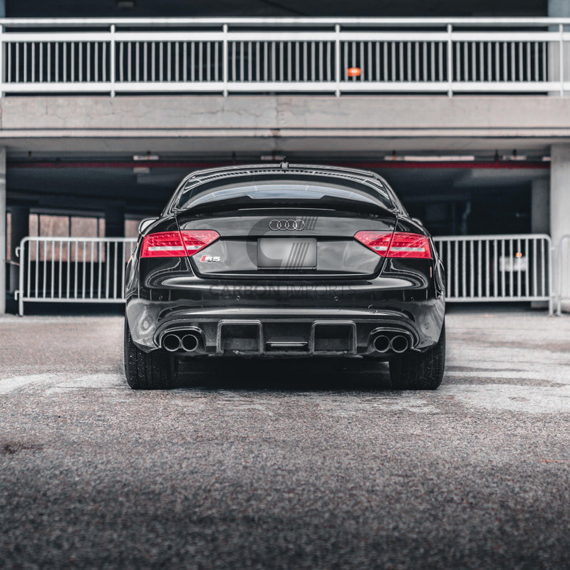 Audi S5/A5 S-Line B8 Carbon Fiber Rear Diffuser 2007-2012