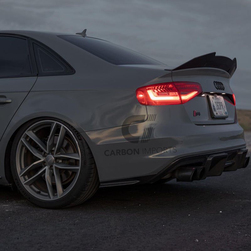 Audi S4/A4 B8.5 Carbon Fiber Rear Bumper Canards 2013-2016