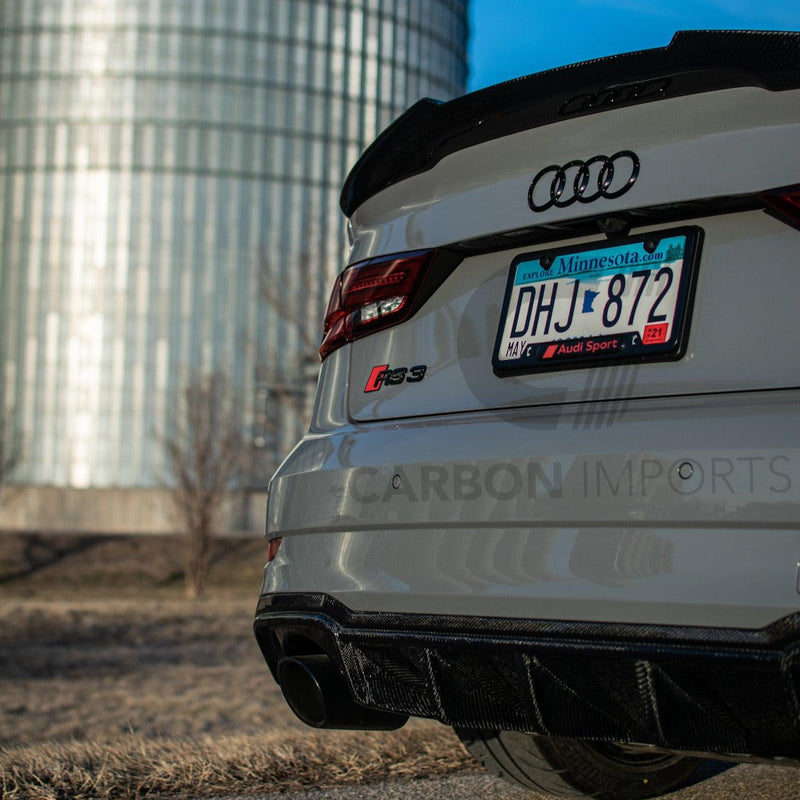 Audi RS3 8V Carbon Fiber Rear Diffuser 2017-2020