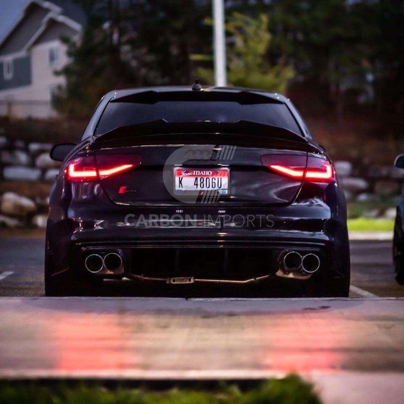 Audi S4/A4 B8/B8.5 Carbon Fiber Roof Spoiler 2009-2016 V2