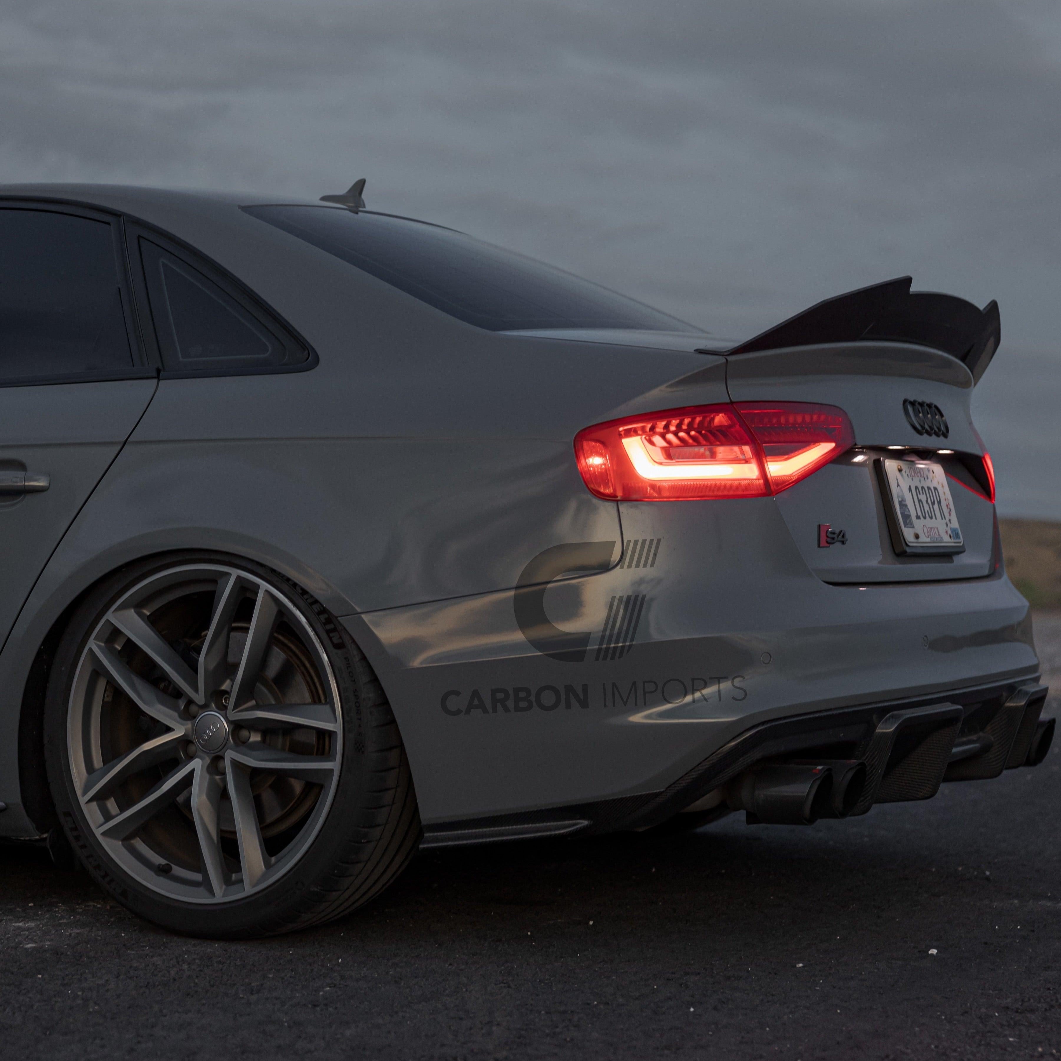 Audi S4 B8/B8.5 Carbon Fiber Trunk Lip 2009-2016 V4.5