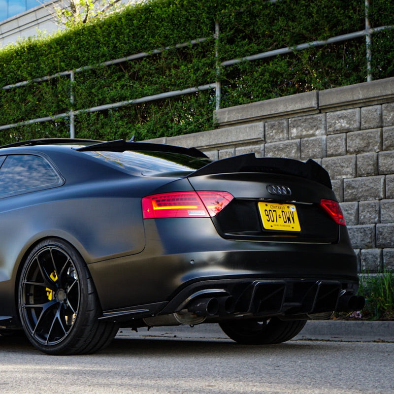 Audi S5/A5 B8.5 Carbon Fiber Rear Bumper Canards 2013-2016