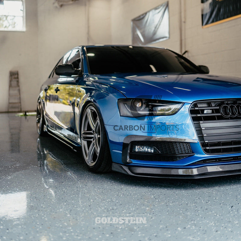 Audi S4 / A4 S Line 2013-2016 B8.5 Carbon Fiber Front Lip