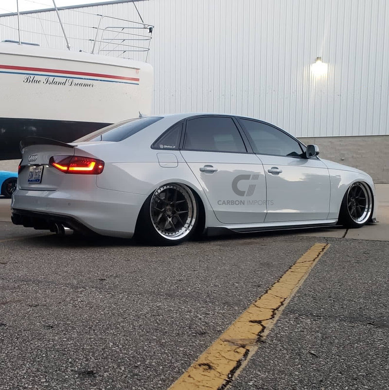 Audi A4/S4/RS4 B8 & B8.5 Carbon Fiber Side Skirts