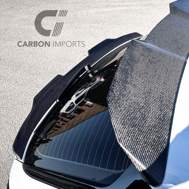 Audi RS6 C8 Carbon Fiber Trunk Lip 2020-2025 V2