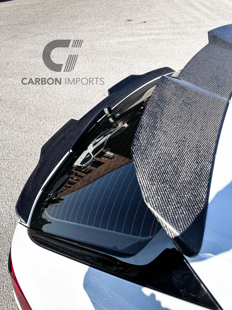 Audi RS6 C8 Carbon Fiber Trunk Lip 2021-2023 V2