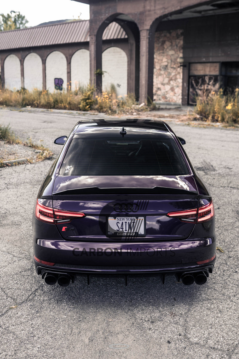 Audi A4/S4 B9/B9.5 Carbon Fiber Trunk Lip 2017-2023 V4.5