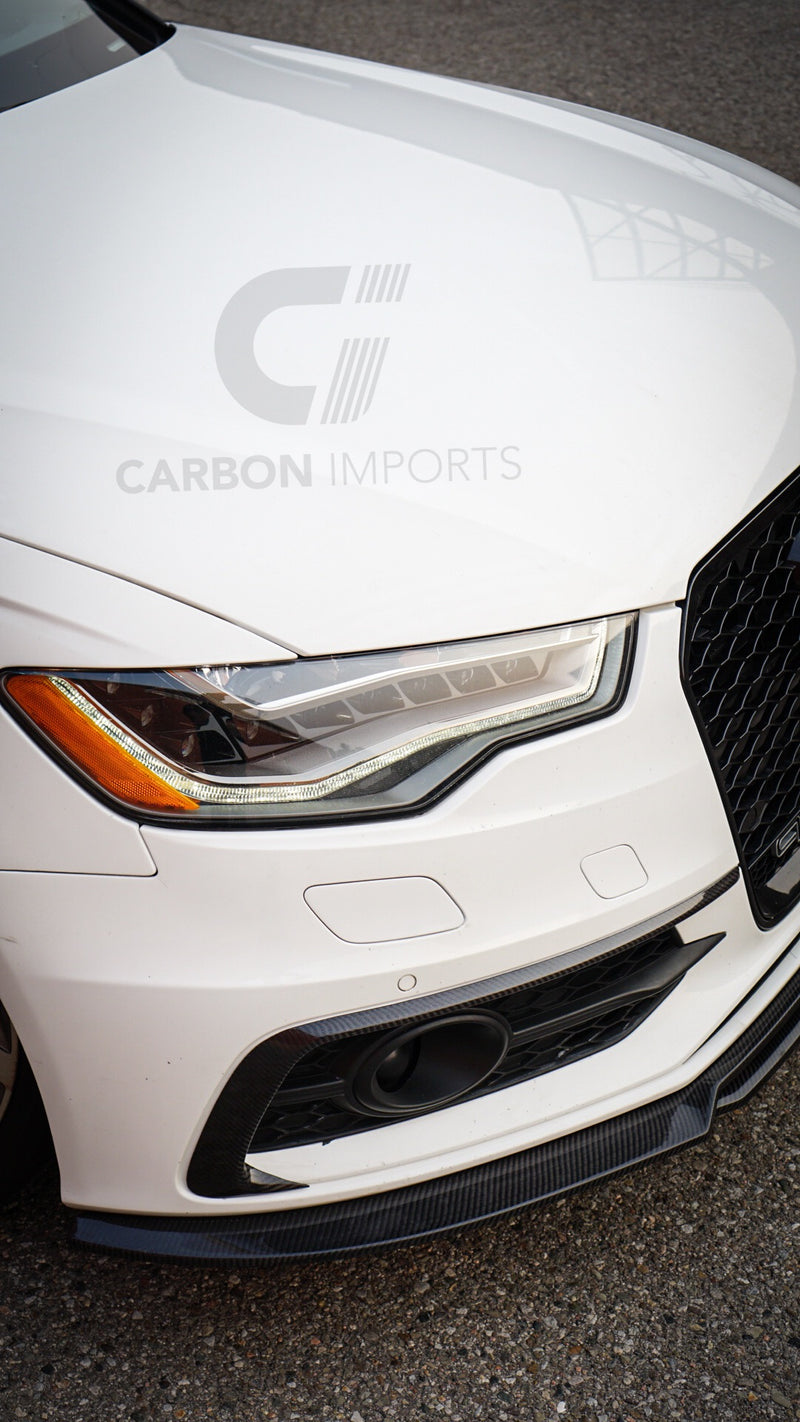 Audi S6 / A6 S-Line 2012-2015 C7 Carbon Fiber Fog Canards
