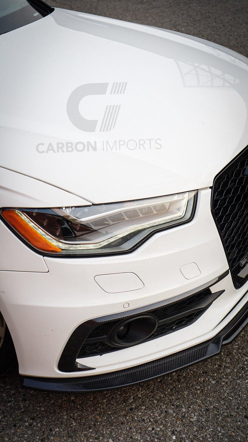 Audi S6/A6 S-Line C7 Carbon Fiber Fog Canards 2012-2015