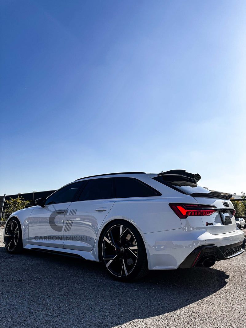 Audi RS6 C8 Carbon Fiber Trunk Lip 2020-2023 V2