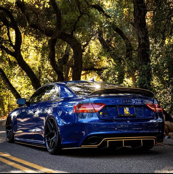 Audi RS5 B8/B8.5 Carbon Fiber Trunk Lip 2010-2016 V1