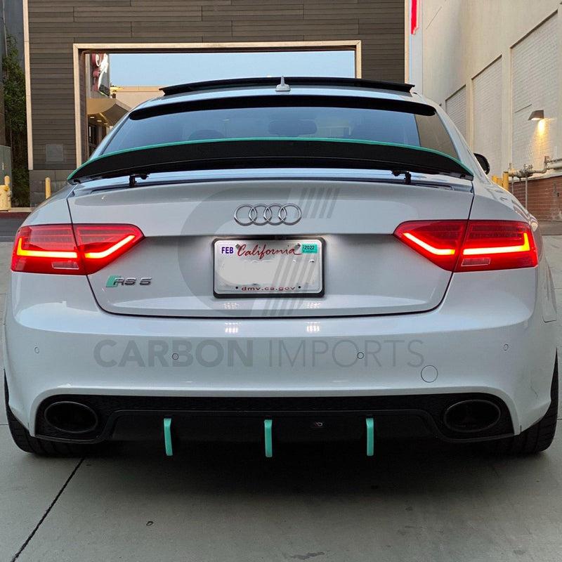 Audi RS5 B8/B8.5 Carbon Fiber Trunk Lip 2010-2016 V1