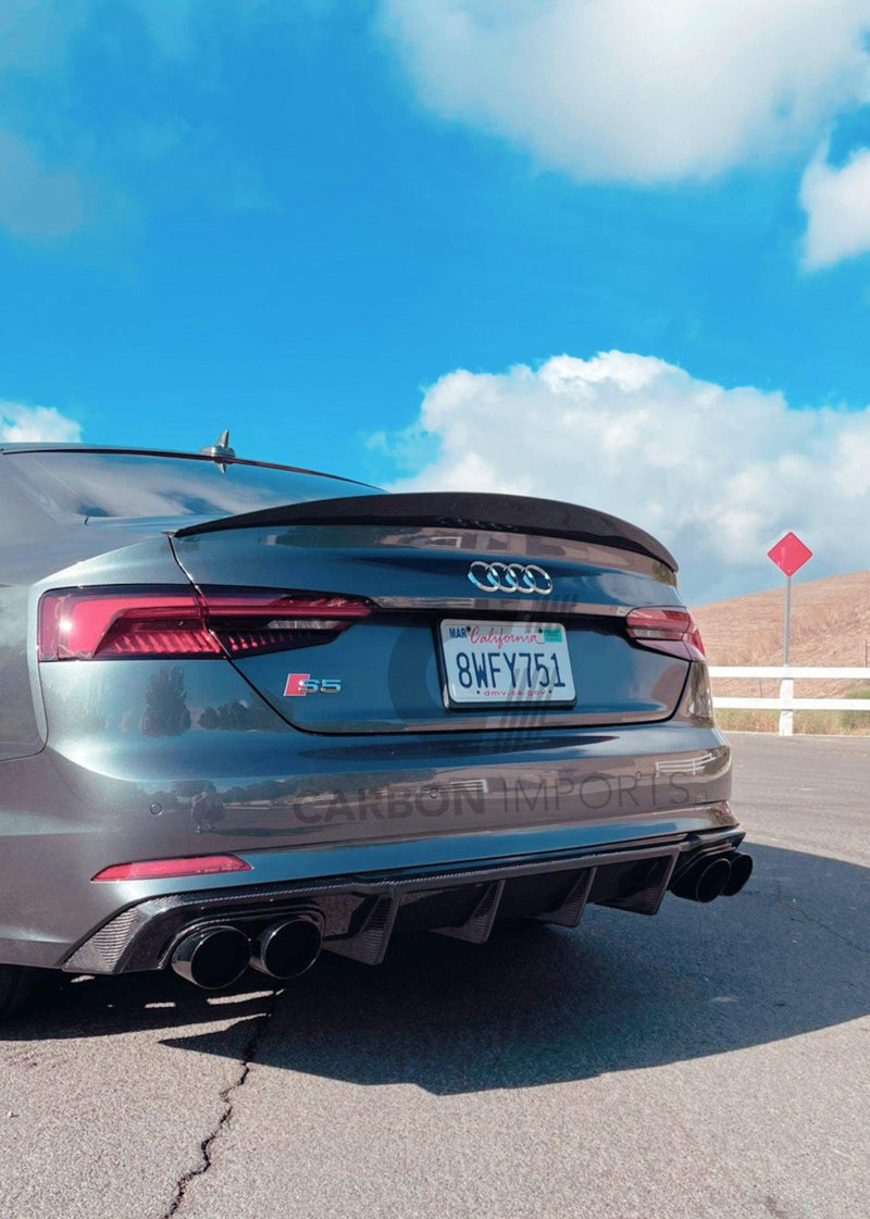 Audi S5 / A5 S-Line 2017-2019 B9 Carbon Fiber Diffuser