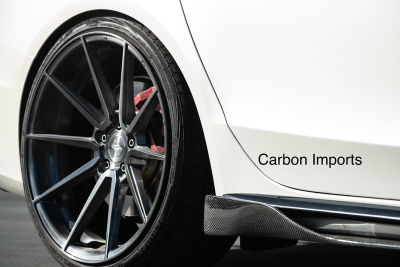 Audi A4/S4/RS4 B8 & B8.5 Carbon Fiber Side Skirts