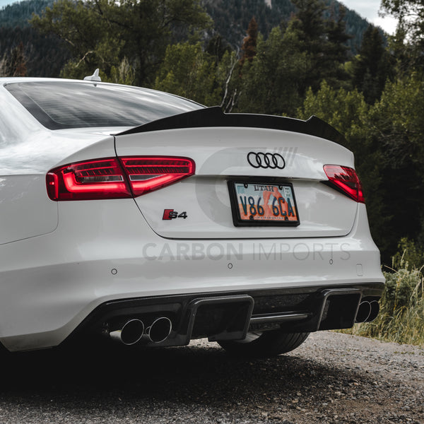 Audi S4/A4 S-Line B8.5 Carbon Fiber Rear Diffuser 2013-2016
