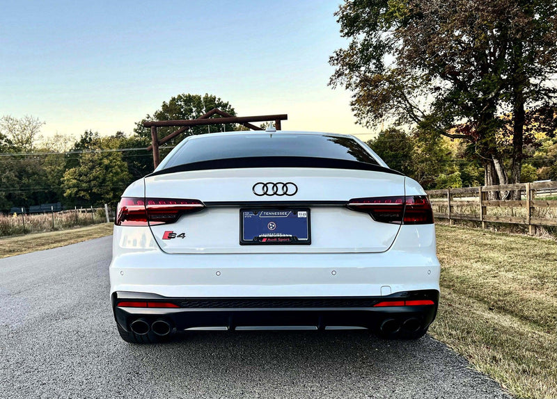 Audi A4 / S4 2017-2023 B9/B9.5  Carbon Fiber Trunk Lip LowKick Version
