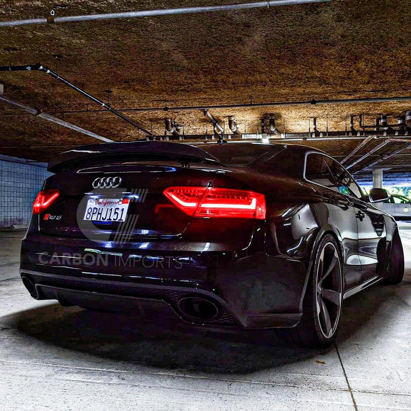 Audi RS5 B8/B8.5 Carbon Fiber Trunk Lip 2010-2016 V1