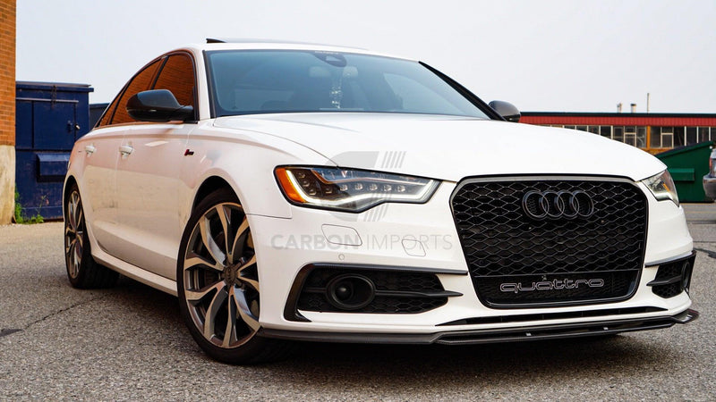 Audi S6/A6 S-Line C7 Carbon Fiber Front Lip 2012-2015