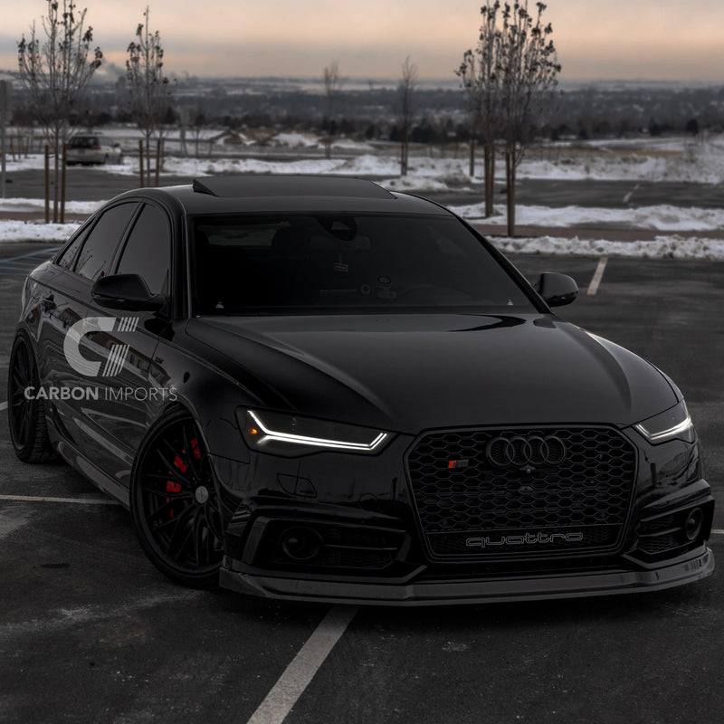 Audi S6 / A6 S-Line 2016-2018 C7.5 Carbon Fiber Front Lip