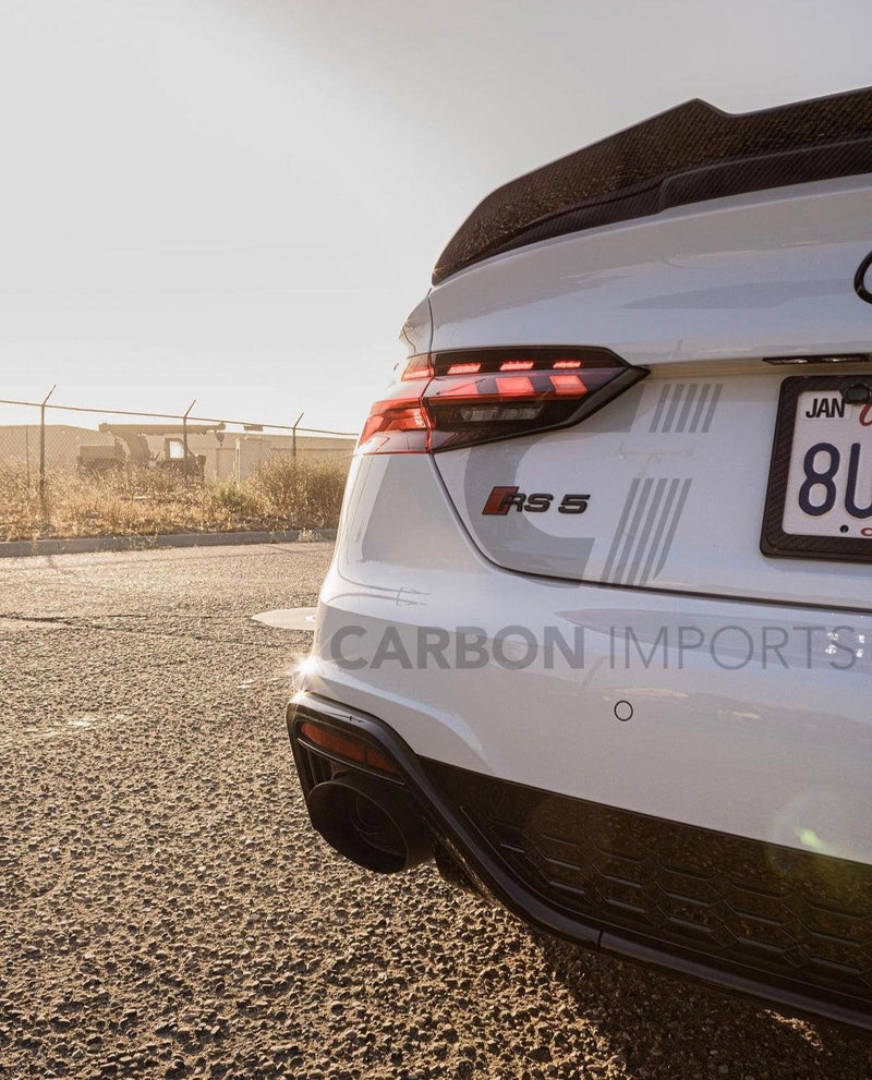 Audi A5/S5/RS5 B9/B9.5 Carbon Fiber Trunk Lip 2017-2024 V4
