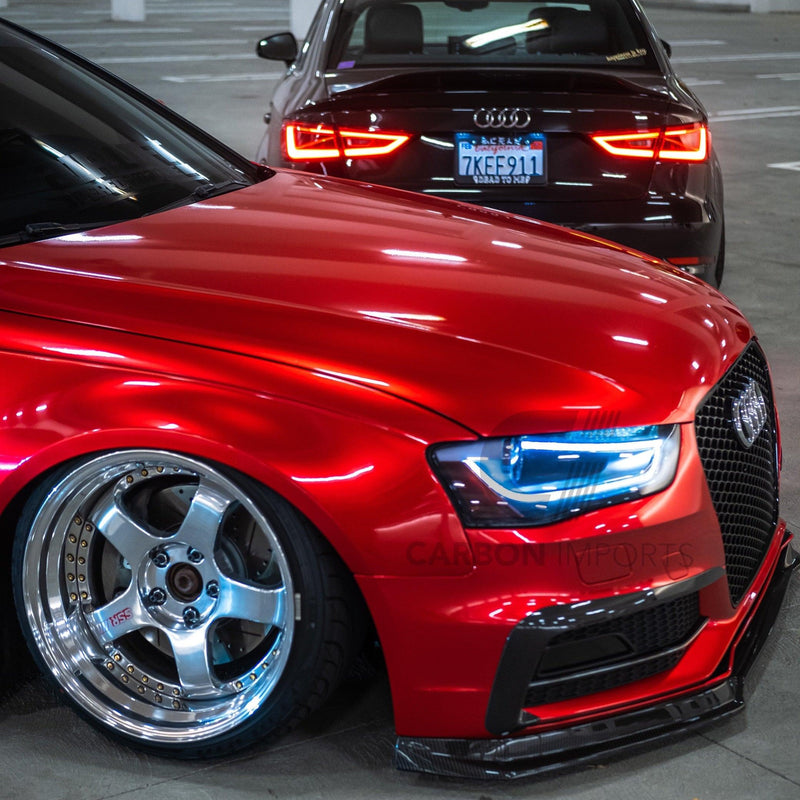 Audi S4/A4 S-Line B8.5 Carbon Fiber Fog Canards 2013-2016