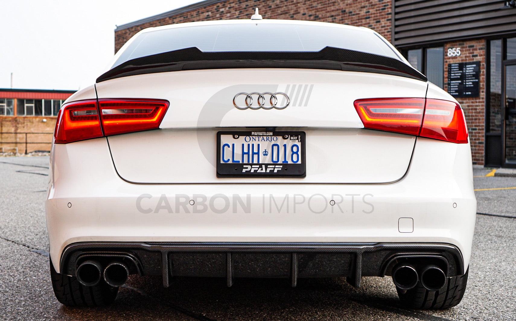 Audi S6/A6 S-Line C7 Carbon Fiber Rear Diffuser 2012-2015