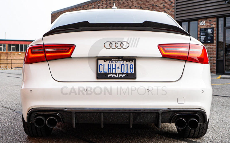 Audi S6/A6 S-Line C7 Carbon Fiber Rear Diffuser 2012-2015