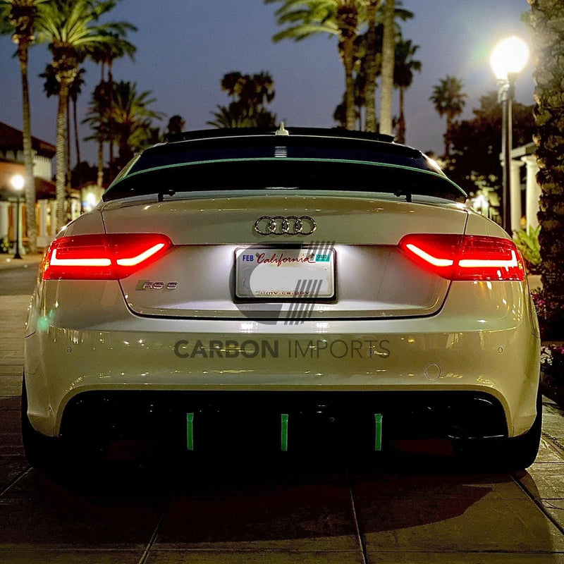 Audi RS5 B8/B8.5 Carbon Fiber Trunk Lip 2010-2016 V1