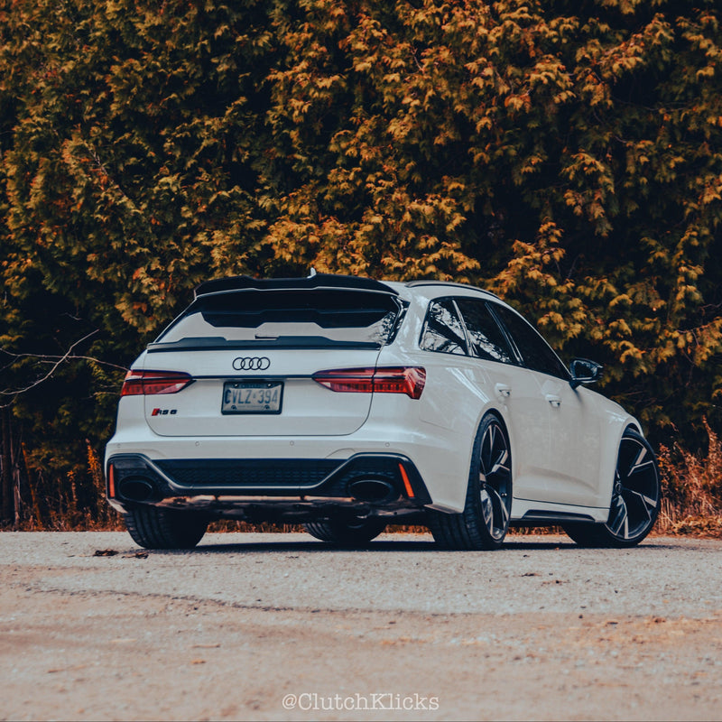 Audi RS6 C8 Carbon Fiber Trunk Lip 2020-2025 V2