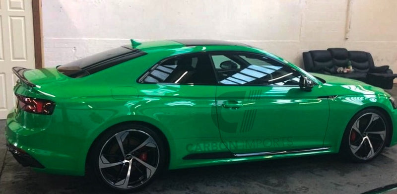 Audi A5/S5/RS5 2017-2023 B9/B9.5 Carbon Fiber Trunk Lip HighKick Version