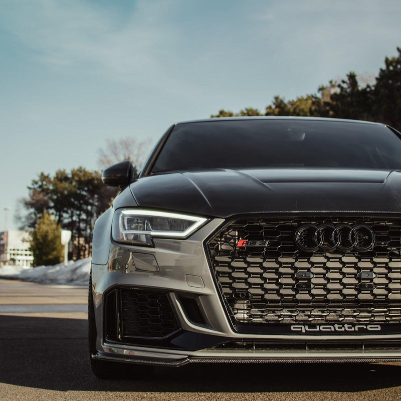 Audi RS3 Carbon Front Fiber Lip 2017-2020