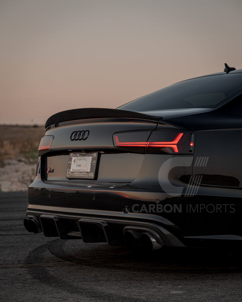 Audi S6 / A6 S-Line 2016-2018 C7.5 Carbon Fiber Diffuser