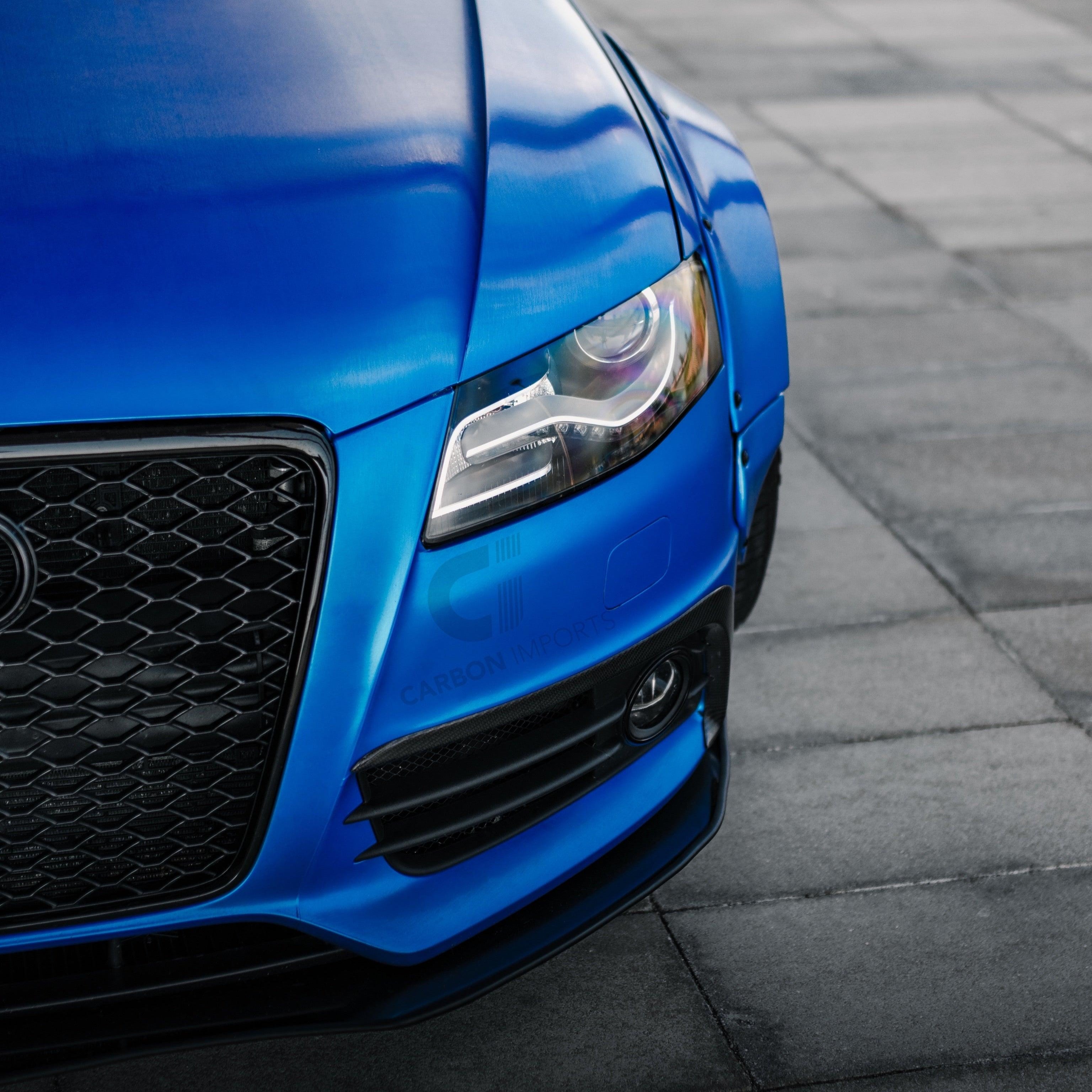 Audi S4/A4 S-Line B8 Carbon Fiber Fog Canards 2009-2012
