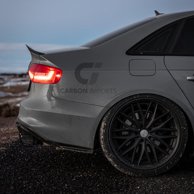 Audi S4/A4 B8.5 Carbon Fiber Rear Bumper Canards 2013-2016