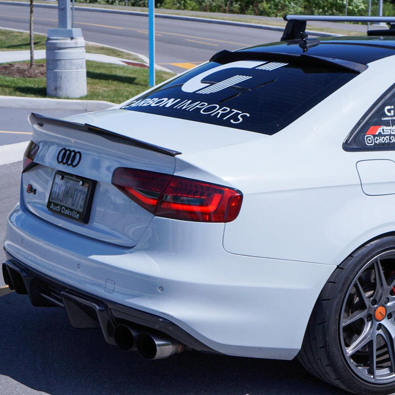 Audi S4/A4 B8/B8.5 Carbon Fiber Roof Spoiler 2009-2016 V2