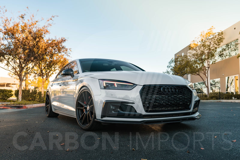 Audi A5/S5 2017-2019 B9 Carbon Fiber Front Lip