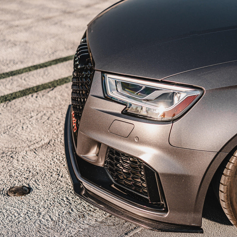 Audi RS3 Carbon Front Fiber Lip 2017-2020