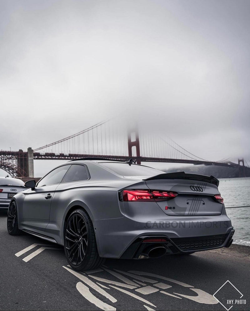 Audi A5/S5/RS5 B9/B9.5 Carbon Fiber Trunk Lip 2017-2024 V4