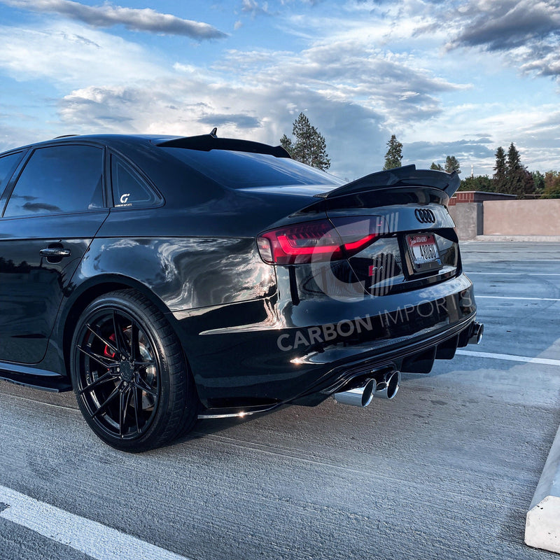 Audi S4/A4 B8/B8.5 Carbon Fiber Roof Spoiler 2009-2016 V2