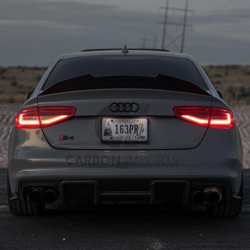 Audi S4 B8/B8.5 Carbon Fiber Trunk Lip 2009-2016 V4.5