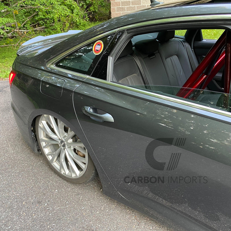 Audi A6/S6 C8 Carbon Fiber Trunk Lip 2019-2023 V4