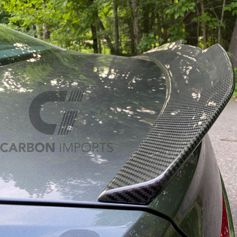 Audi A6/S6 C8 Carbon Fiber Trunk Lip 2019-2023 V4