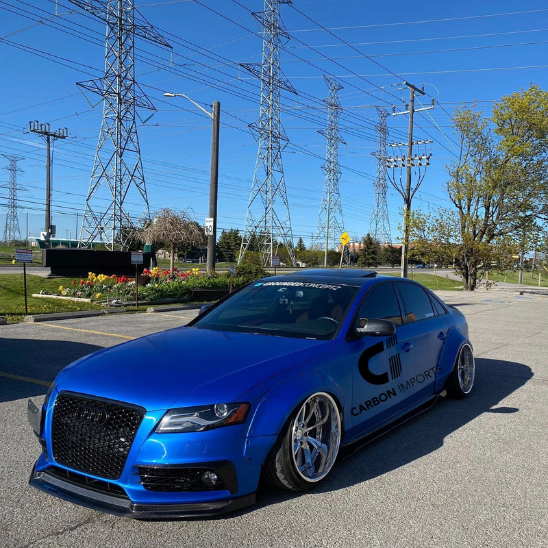 Audi S4/A4 S-Line B8 Carbon Fiber Front Lip 2009-2012