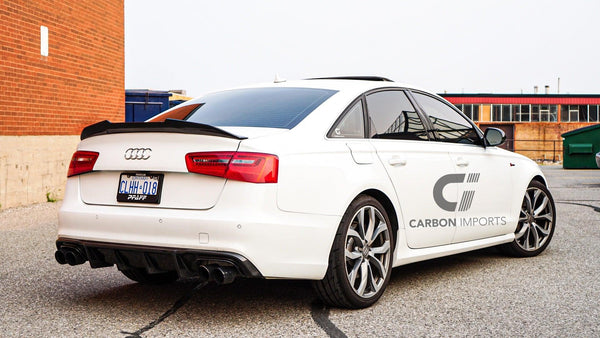 Audi S6/A6 S-Line C7 Carbon Fiber Rear Diffuser 2012-2015