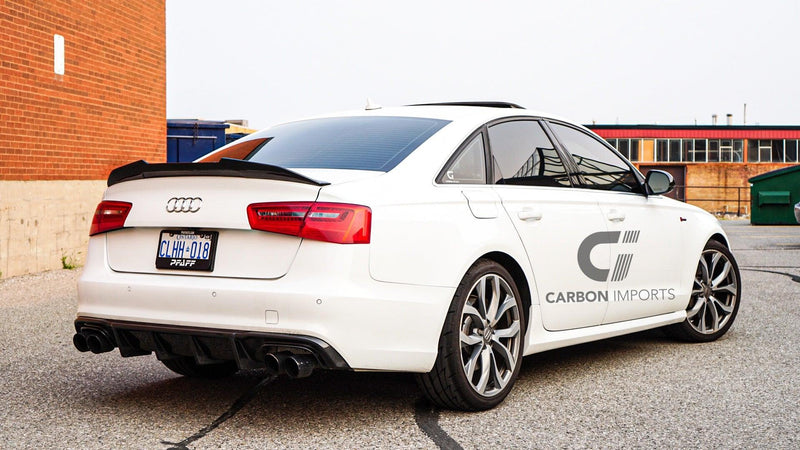 Audi S6/A6 S-Line C7 Carbon Fiber Rear Diffuser 2012-2015